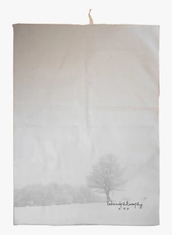 NEIGE - Katoenen Theedoek Met Print | Wit