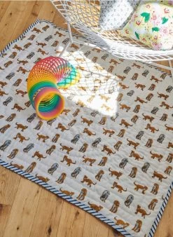 Tweezijdige, Gewatteerde, Katoenen Plaid - Maat S | Wit -Huishoudartikelen Winkel 3346819