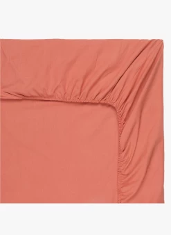 Hoeslaken - Biologische Linnen/katoenblend | Oranje