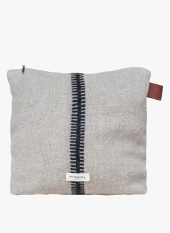 INORI - Clutch Van Linnen En Wol | Grijs