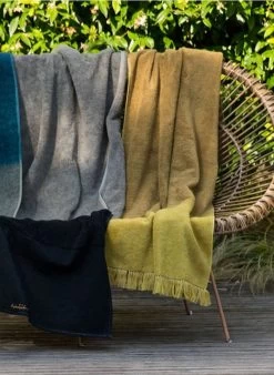 BAGNI - Katoenen Badhanddoek Met Franjes | Groen -Huishoudartikelen Winkel 3378068