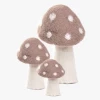 DOTTY - Set Van 3 Sierpaddenstoelen Van Wolvilt | Roze