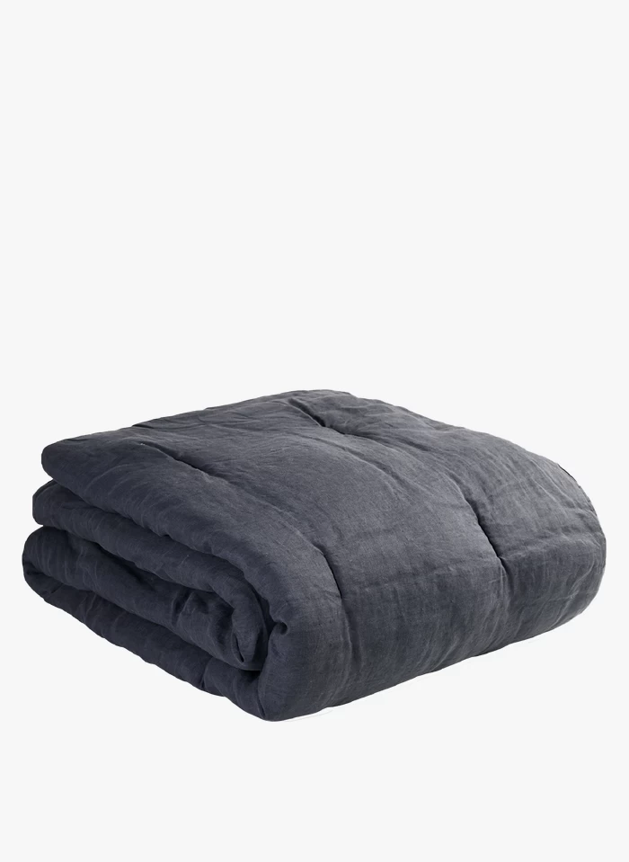 BDL LIN - Bedloper Van Stonewashed Linnen 90x220 Cm | Grijs 1 BDL LIN - Bedloper Van Stonewashed Linnen 90x220 Cm | Grijs