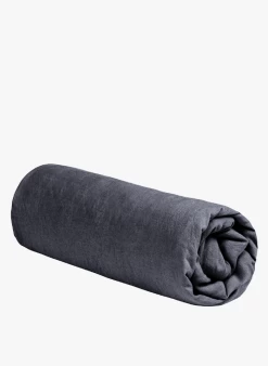 DH LIN - Hoeslaken Van Stonewashed Linnen | Grijs