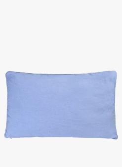 C LIN - Kussen Van Stonewashed Linnen | Blauw