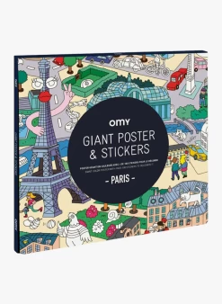 PARIS - Grote Poster En Stickers | Veelkleurig