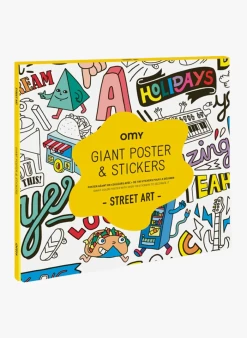 STREET ART - Grote Poster En Stickers | Veelkleurig