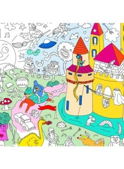 MAGIC - Grote Poster Om Zelf In Te Kleuren | Veelkleurig -Huishoudartikelen Winkel 3410301