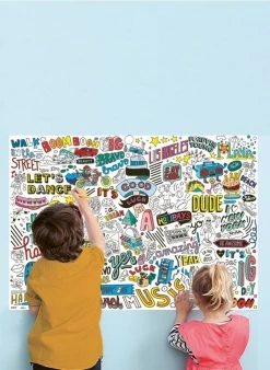 STREET ART - Grote Poster En Stickers | Veelkleurig -Huishoudartikelen Winkel 3410327