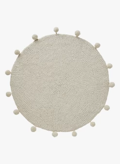 Bonton Katoenen Matje Met Kwastjes | Beige