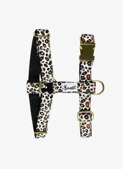 WILD WILD WOUF - Hondenharnas Met Luipaardmotief | Beige