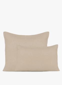 VITI TO - Kussensloop Van Stonewashed Linnen | Beige