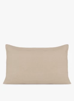 VITI TO - Kussensloop Van Stonewashed Linnen | Beige -Huishoudartikelen Winkel 3633131