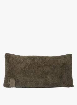 ENRICO - Kussen Van Katoenen Badstof 30x60 Cm | Kaki