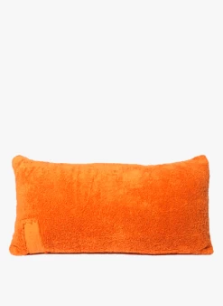 ENRICO - Kussen Van Katoenen Badstof 30x60 Cm | Oranje