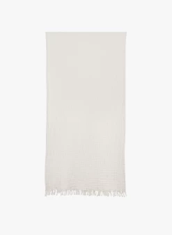 WEST - Foulard Van Luchtige, Losgeweven Katoen | Wit