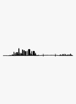 NEW YORK - Wanddecoratie | Zwart