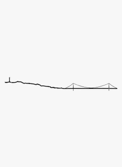 SAN FRANCISCO - Wanddecoratie | Zwart