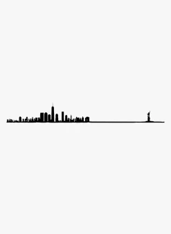 NEW YORK - Wanddecoratie | Zwart