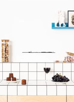 BORDEAUX - Wanddecoratie | Zwart -Huishoudartikelen Winkel 3744815