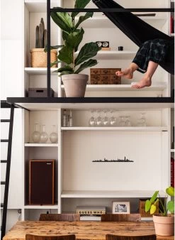 HONG KONG - Wanddecoratie | Zwart -Huishoudartikelen Winkel 3744874