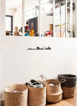 SINGAPORE - Wanddecoratie | Zwart -Huishoudartikelen Winkel 3744884