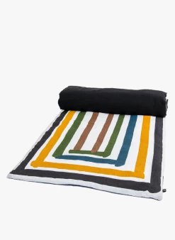 PARO HDE - Katoenen Hoes Met Print Voor Gevoerde Beddensprei | Veelkleurig