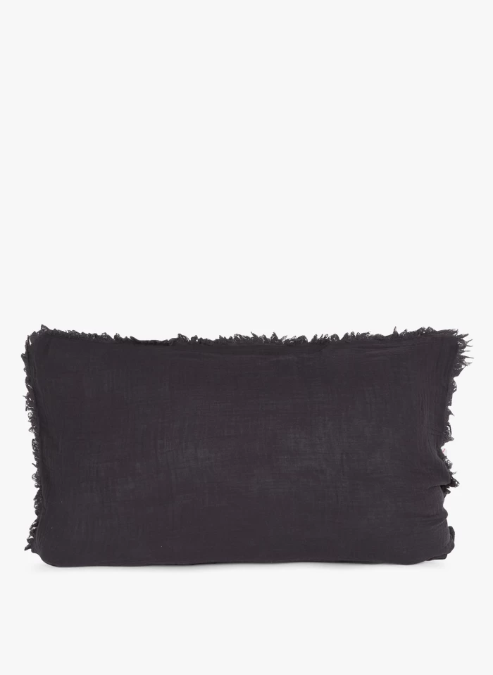 KATNI TO - Katoenen Hoofdkussen | Zwart