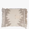 KRAFT - Reistasje Met Franjes - 30x30 Cm | Beige