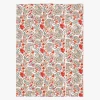 Katoenen Tafelkleed Met Bloemenprint | Wit