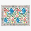 Katoenen Placemat Met Bloemenprint | Roze