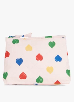 Gewatteerde Toilettas Met Print | Roze