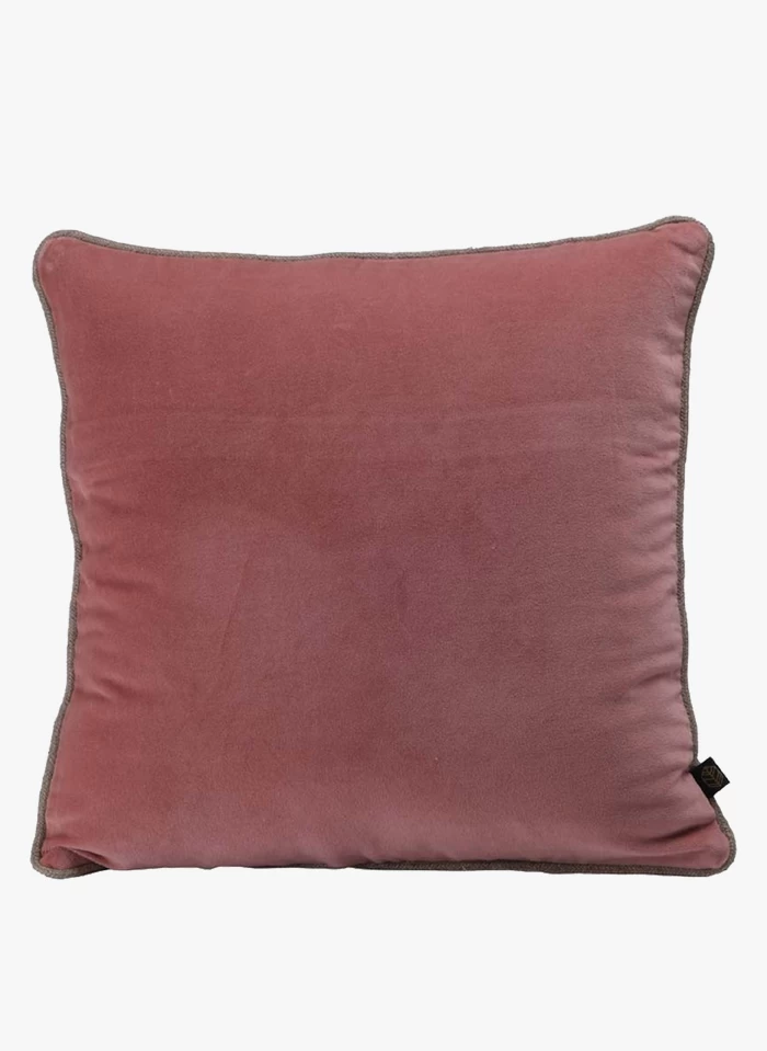 NEW DELHI HDC 45 - Kussenhoes Van Katoenvelours 45x45 Cm | Roze