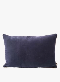 NEW DELHI HDC 60 - Kussenhoes Van Katoenvelours 40x60 Cm | Blauw