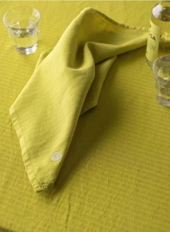 MARCEL - Tafelkleed - Linnen/katoenblend | Wit -Huishoudartikelen Winkel 3914743