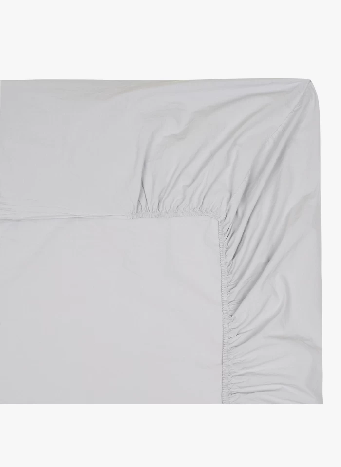 DH GAZE - Hoeslaken Van Biokatoen | Grijs 1 DH GAZE - Hoeslaken Van Biokatoen | Grijs