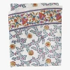 Katoenen Rond Tafelkleed Met Bloemenprint | Beige