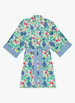 Katoenen Kimono Met Oriëntaalse Print | Wit