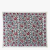 Katoenen Placemat Met Bloemenprint | Beige