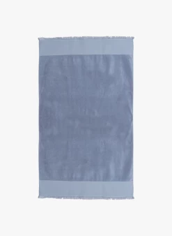 Katoenen Hamamdoek Met Franjes | Blauw