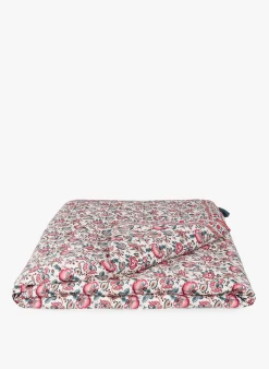 Louise Misha ENOHA XL - Gewatteerde Plaid Van Biokatoen Met Bloemenprint 240x200 Cm | Veelkleurig