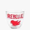 Glas Met Opschrift | Rood
