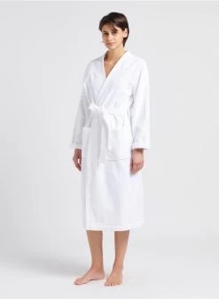 Katoenen Badjas | Wit 5 Katoenen Badjas | Wit -Huishoudartikelen Winkel 4059514