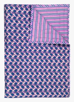 Tweezijdige, Gewatteerde Plaid | Blauw