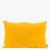 CHENNAI - Rechthoekig, Linnen Kussen | Geel