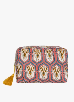 Katoenen Reistasje Met Print | Roze