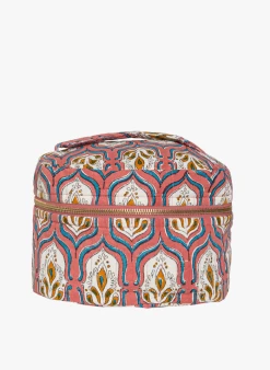 Katoenen Toilettas Met Print | Roze