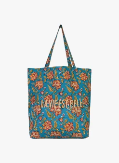 Katoenen Totebag Met Bloemenprint | Veelkleurig