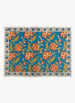 RANG-TM - Katoenen Placemat Met Bloemenprint | Veelkleurig